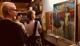 Another successful art tour in Antigua Guatemala, with artist Alexis Rojas