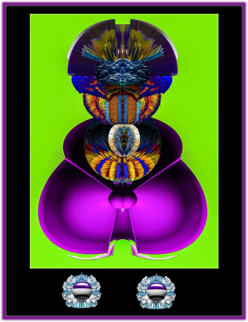 The Third Eye 33 - Mario Permuth - Digital Art - 8" x. 10" - US$.250.