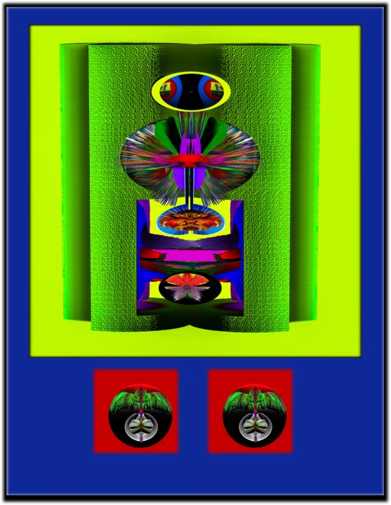 The Third Eye 38 - Mario Permuth - Digital Art - 8" x. 10" - US$.250.